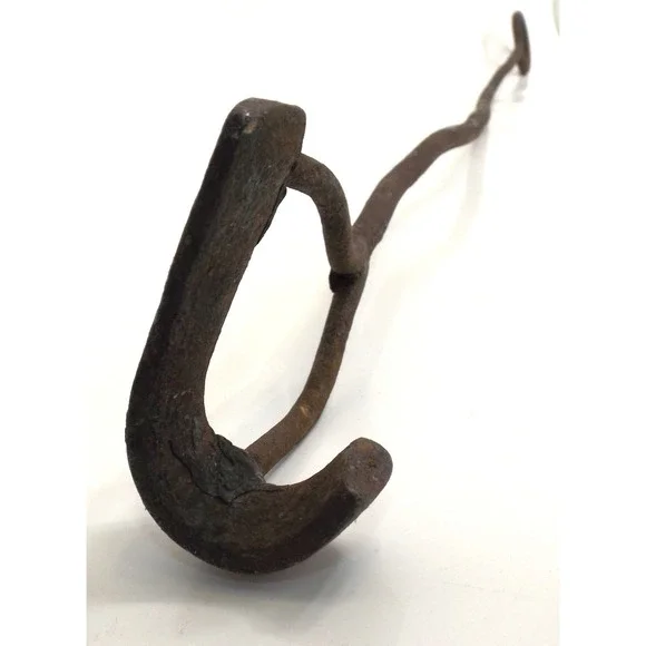 Retired Authentic Western Montana Cattle Branding Iron J - 3' letter/41 iron